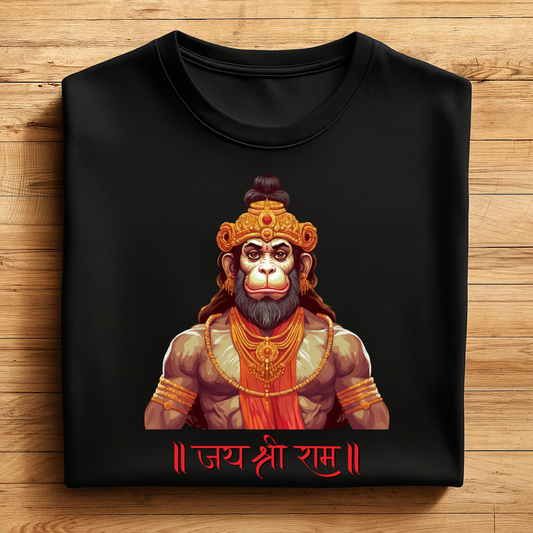Muscular Hanuman Classic Crew T-Shirt Unisex